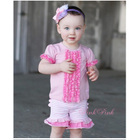 �s���N���`���[���ӂ�ӂ�T�V���c 6-12/12-18/18-24����/2�ˁ@RuffleButts